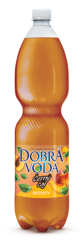 Černý čaj broskev
